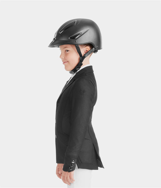 Veste de concours d'été garçon compétition noire
