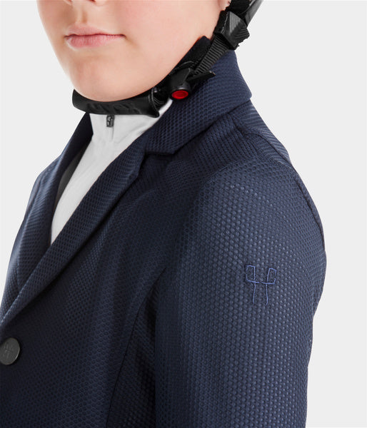Veste de concours d'été garçon compétition navy
