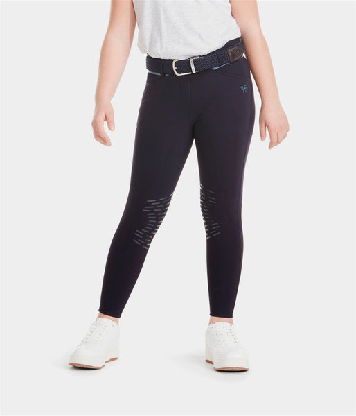 X-design fille: pantalon équitation jeune cavalière dark night
