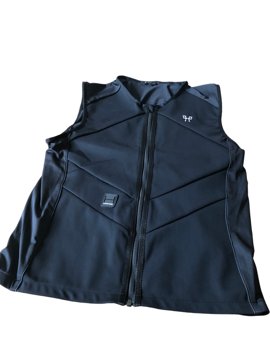 SURGILET NOIR COMPATIBLE AVEC GILET AIRBAG POUR CAVALIER HORSE PILOT•