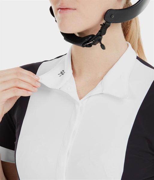 Monica • Chemise manches courtes concours équitation femme