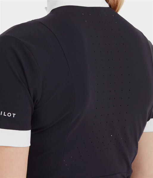 Monica • Chemise manches courtes concours équitation femme