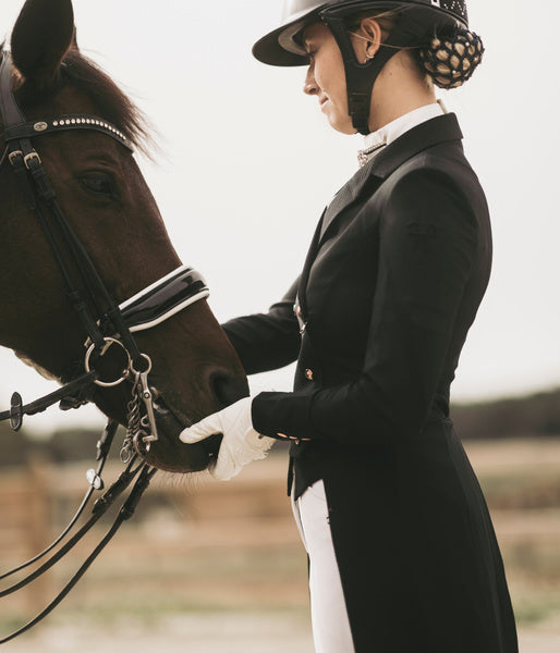 Long Tailcoat Mesh • Women's dressage competition tailcoat