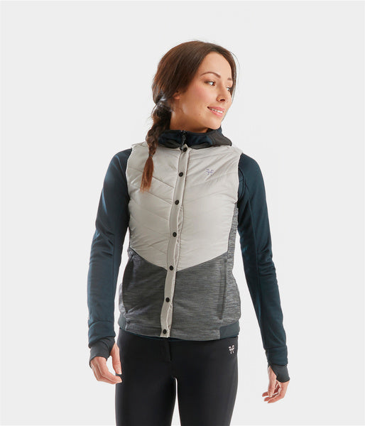 RIDER VEST • Sleeveless down jacket for women
