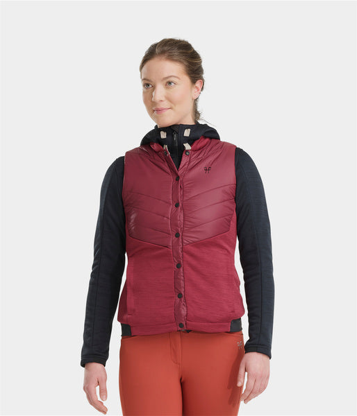 RIDER VEST • Sleeveless down jacket for women