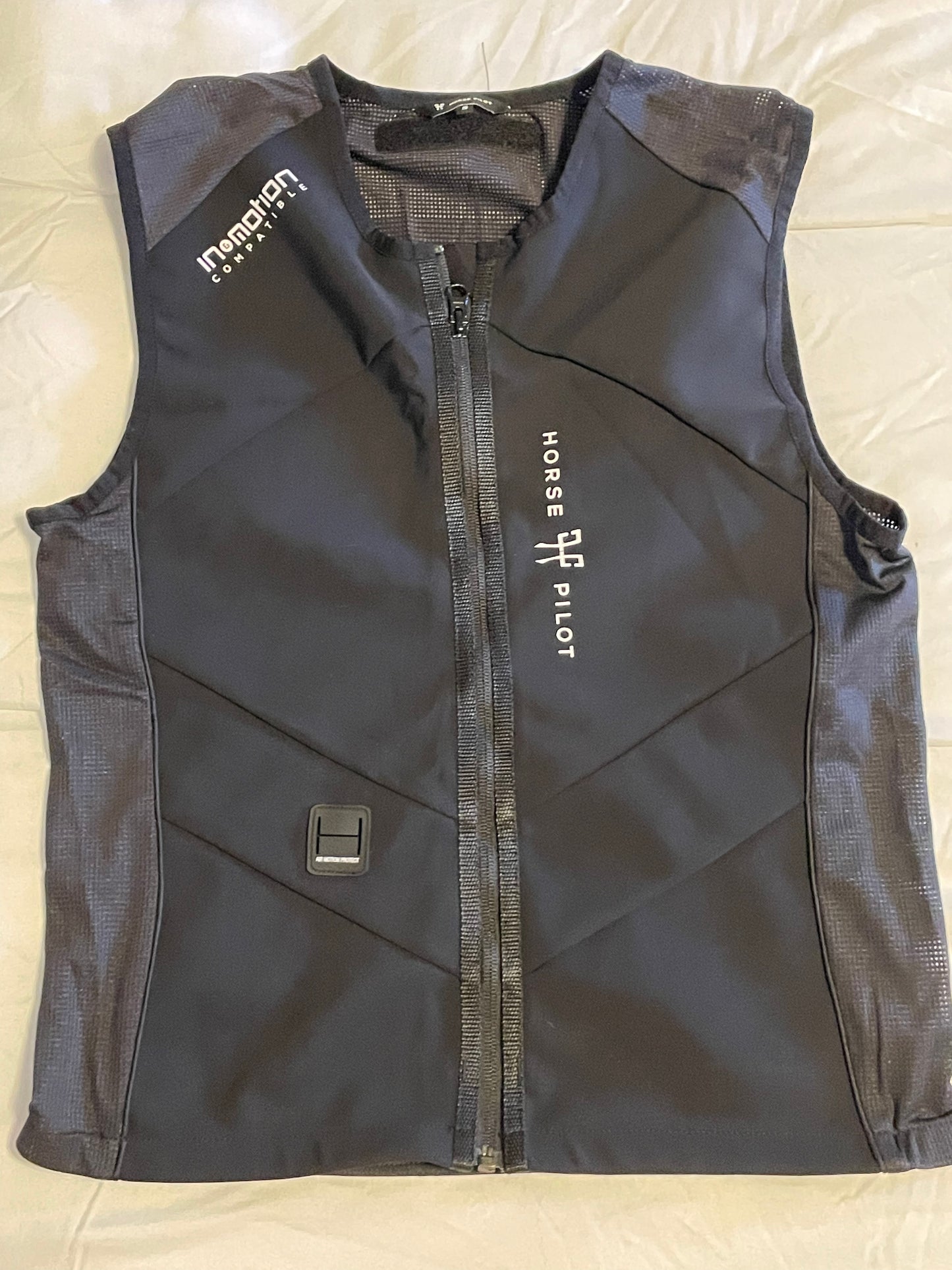 GILET AIRBAG ÉQUITATION + SURGILET NOIR COMPATIBLE