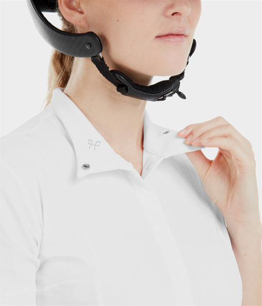 Monica • Chemise manches courtes concours équitation femme