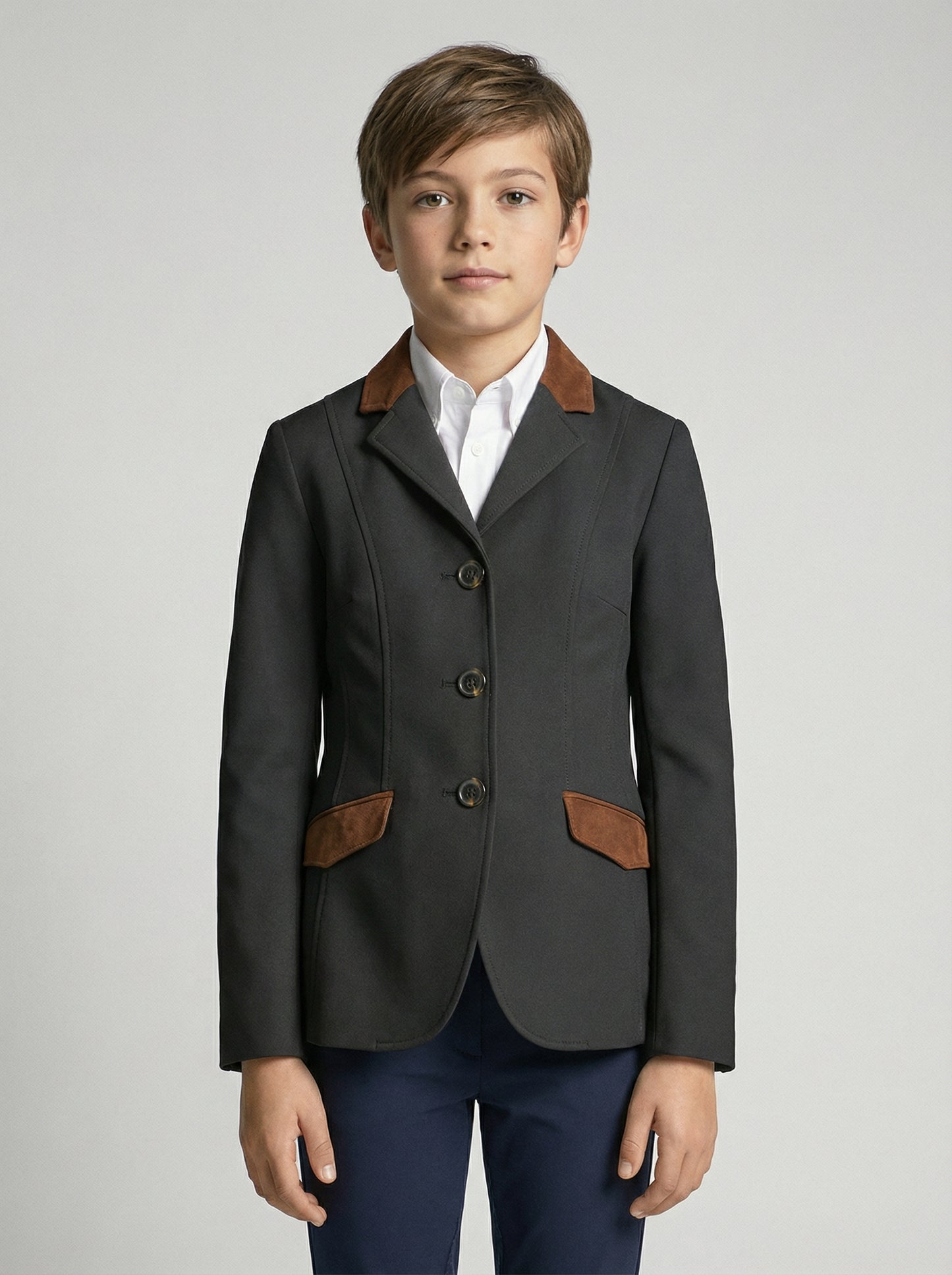 VESTE DE COMPÉTITION ÉQUESTRE POUR GARÇON - 10 ANS