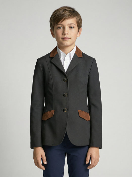 VESTE DE COMPÉTITION ÉQUESTRE POUR GARÇON - 10 ANS