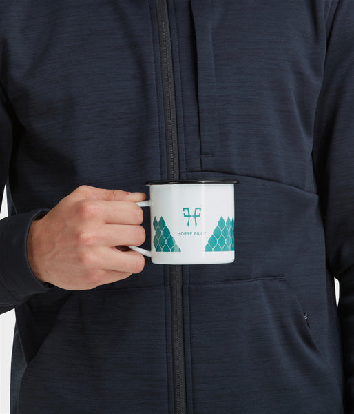 CUP HORSE PILOT • Tasse métallique en acier émaillée